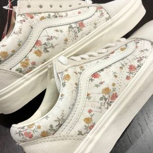 vans floral marshmallow old skool